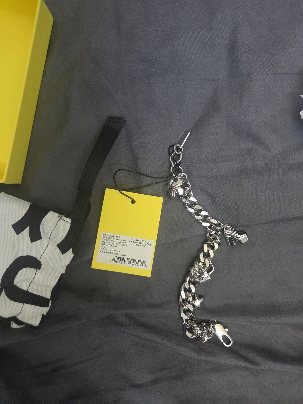 Marc Jacobs The Mini Icon Charm Bracelet - Silver
